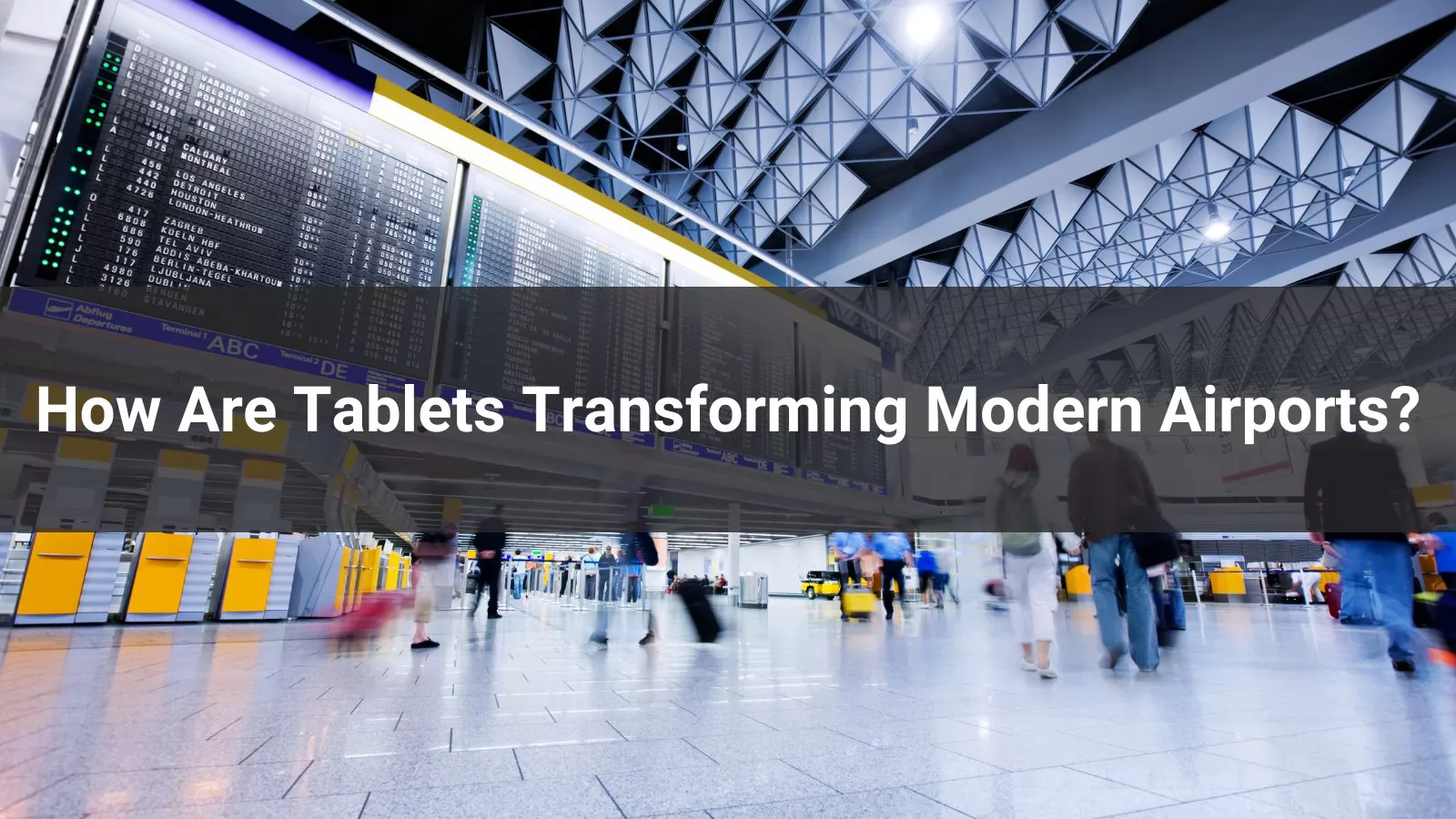 How Are Tablets Transforming Modern Airports